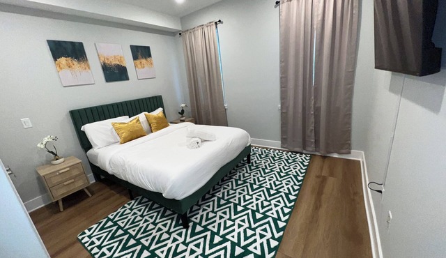 Chic 3BR Retreat w/Stylish Color-Themed Rooms, 2 Baths & Private Patio Oasis