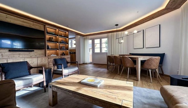 Chic Alpine Elegance: Designer Retreat in Samedan