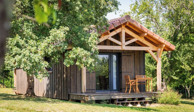 Chic and cozy wooden house for 2 - Nature, calm and country terraces