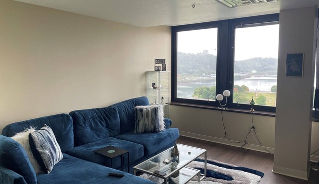 Chic Apt - Amazing Three Rivers Views in PGH Heart 24-7 Parking