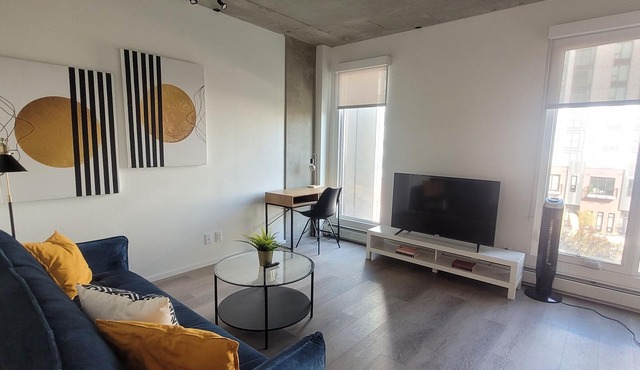 Chic Bridgeland 1 BR condo wt prkng sleeps 4 5 min to DT