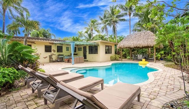 Chic Getaway w/Heated Pool & Short Walk to Beach