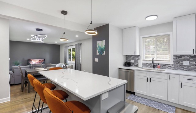 Chic Hinsdale Home, Open Concept