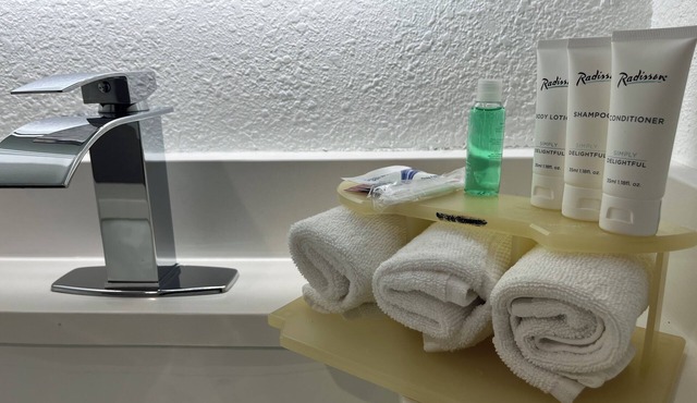 Chic hotel with WiFi, fitness room, AC in lovely Schaumburg