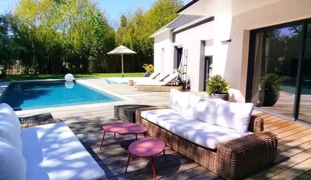 Chic&lounge villa with heated pool