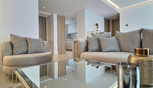 Chic Mediterranean Living: A Three-Bedroom Penthouse Situated in the San Roque Club Resort