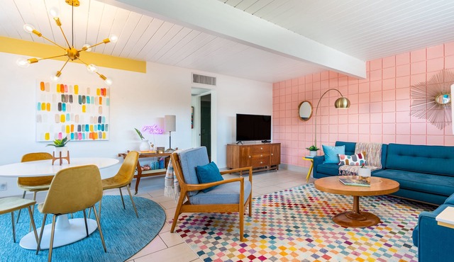 Chic Mid Century Bungalow at Famed Ocotillo Lodge