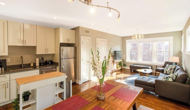 Chic Minimalist Gem w/Fenced Backyard + W/D