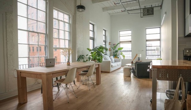 Chic Urban Loft with Waterfront Viewsn