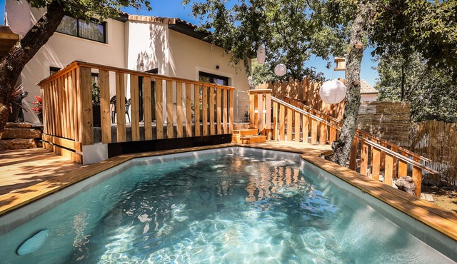 Chic villa 4 pers grand confort-heated pool-jacuzzi-wifi