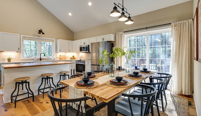 Chic Wisconsin Retreat w/Deck, Grill & Fire Pit!
