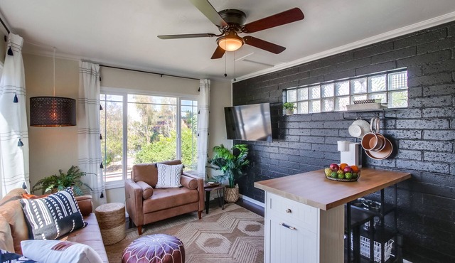 Chic, yet playful boho bungalow near everything!