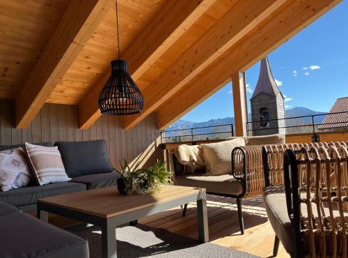 Chiemgauloft , 5 Sterne Ferienwohnung am Chiemsee in Uebersee