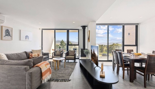 Chilam B embraces open plan living with a combined kitchen/dining/living area