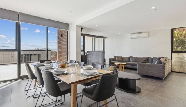 Chilam C embraces open plan living with a combined kitchen/dining/living area