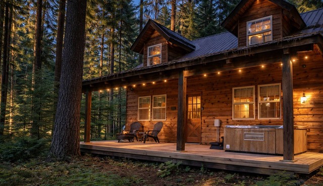 Chipmunk Lodge 2 Bedroom Home by NW Comfy Cabins by RedAwning