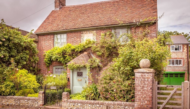 Chocolate-box pretty Pear Tree Cottage in South Downs village