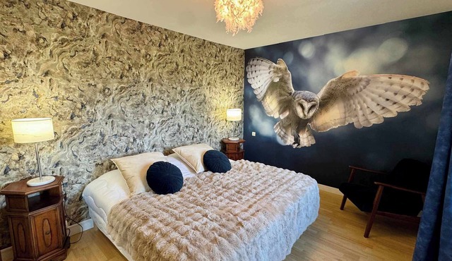 Chouette et Hibou 30 Pers 2 maisons proche St-Lo