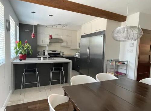 Chouette loft urbain avec foyer