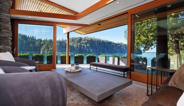 Chuckanut Point Villa 2 Bedroom by Gather: Waterfront w/Dock, Terrace & Views