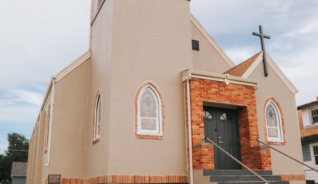 Church , located in Christmas City of the High Plains.
