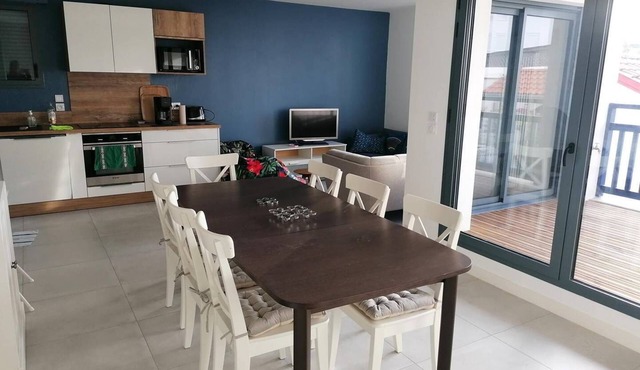 Ciboure croix Blanche, Appt 6 personnes + parking