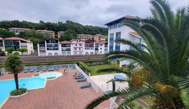 Ciboure Socoa, appartement 3 pièces en duplex équipé 4 personnes