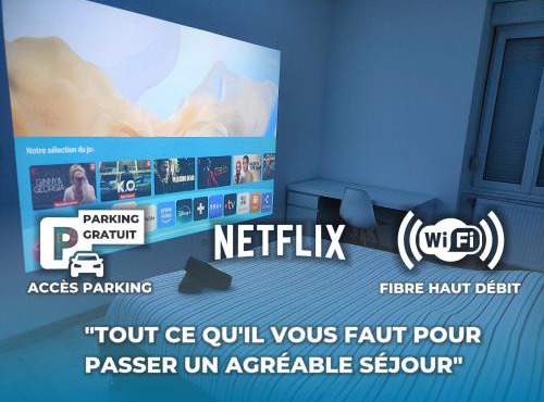 CinéLux - Appartement entier - Parking gratuit