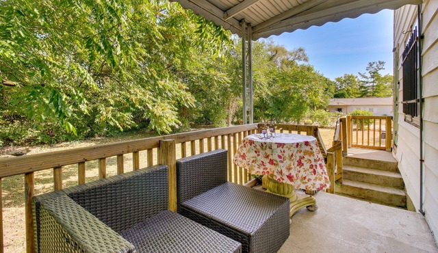 Cincinnati Home Rental w/Balcony + Fire Pit!