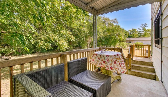 Cincinnati Home Rental with Balcony and Fire Pit!