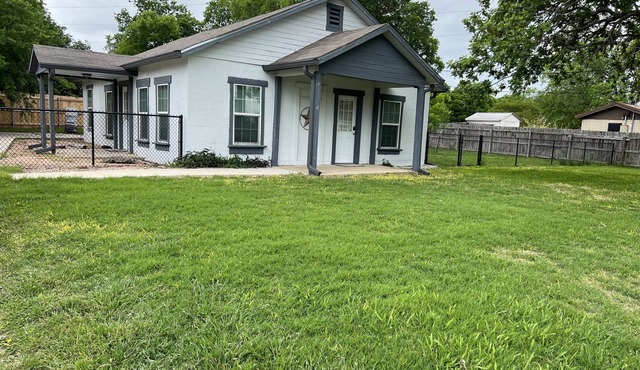 Cinder block house