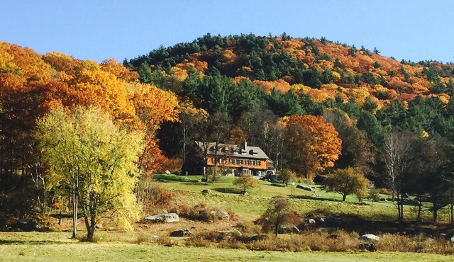 Circa 1900 Berkshire Cottage on 75 acres. Very private yet centrally located.
