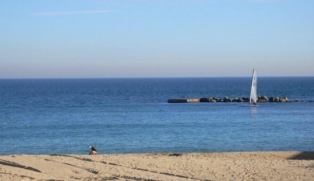 City Center of Barcelona and 50 m from Beach, terrace, garden, WIFI and parking
