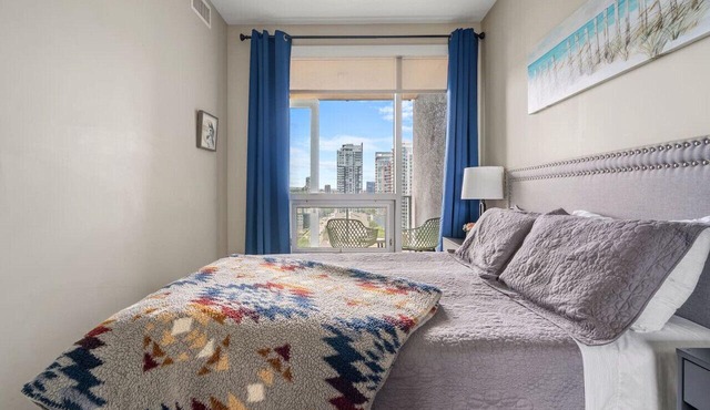 City Centre Retreat: 1BR Condo with Desk