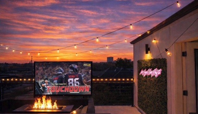 City Lights & Movie Nights near Midtown Eado & NRG Stadium