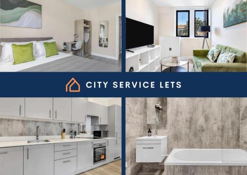 City Service Lets - Cheam Village 1 Bed Apartment with Free Parking - Direct London Transport Links