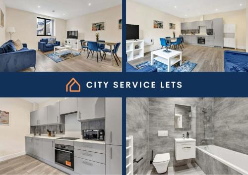 City Service Lets - Ground Floor 2 Bed Apartment in Cheam Village with Free Parking and Easy London Access