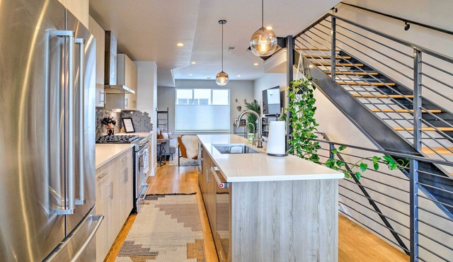 City Skyline Views: Upscale Denver Townhome