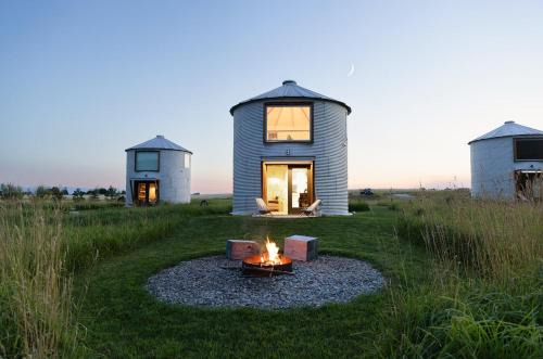 Clark Farm Silos #3 - Stunning Mountain Views