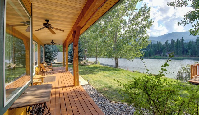 Clark Fork Riverfront Home w/Dock!
