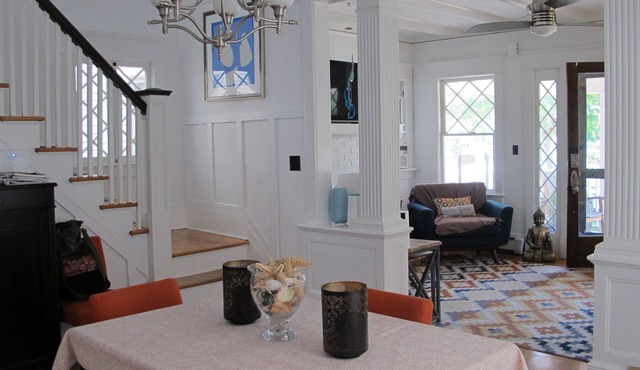 Classic 4BR Charmer 2 Blks to Ocean w/Outdoor Shower in Relaxing Bradley Beach