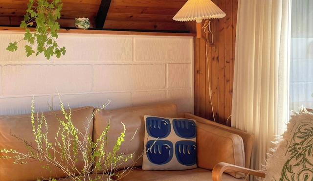 Classic A-style summer house with a view on Mols