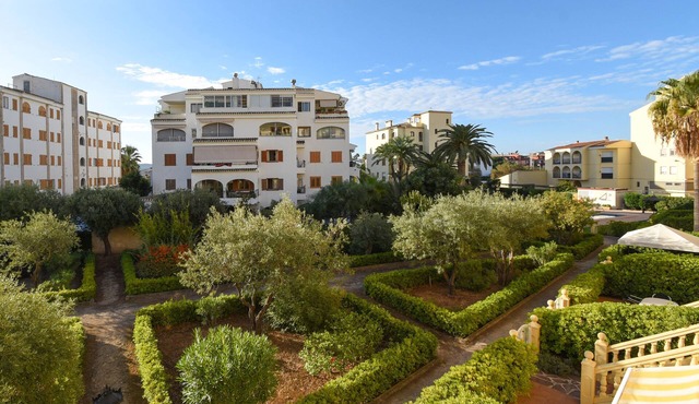 Classic apartment in Javea, Costa Blanca, Spain with communal pool for 2 persons