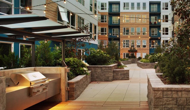 Classic Ballard 1BR w/ BBQ, Lounge & W/D, onsite retail, by Blueground