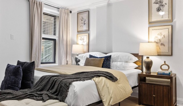 Classic Brownstone Living: 2BR w/Private Yard