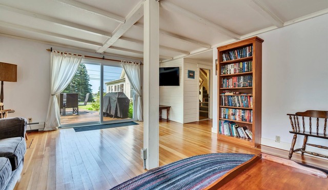 Classic Maine farmhouse with modern amenities