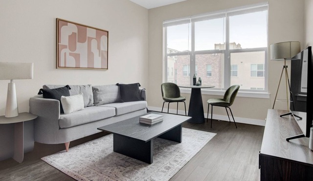 Classic Uptown 1BR w/ W/D, Pool & Gym, walk to Coors Field, by Blueground