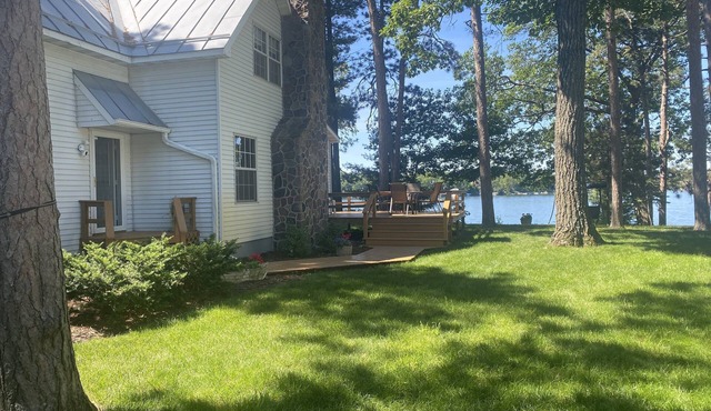 Classic Wisconsin Lake Home on Big Silver Lake, Great for Swimming & Boating!