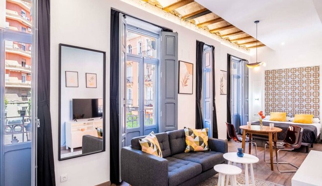 Classy Studio Apartment with Unique Design