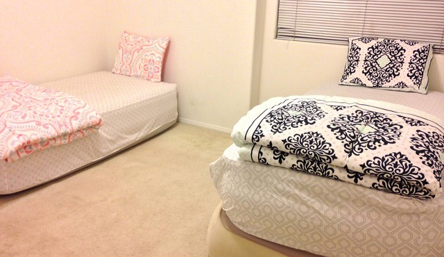 Clean and Comfortable Master Suite